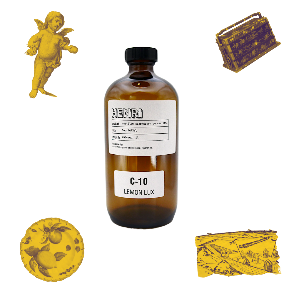 C-10 LEMON LUX: CASTILE SOAP